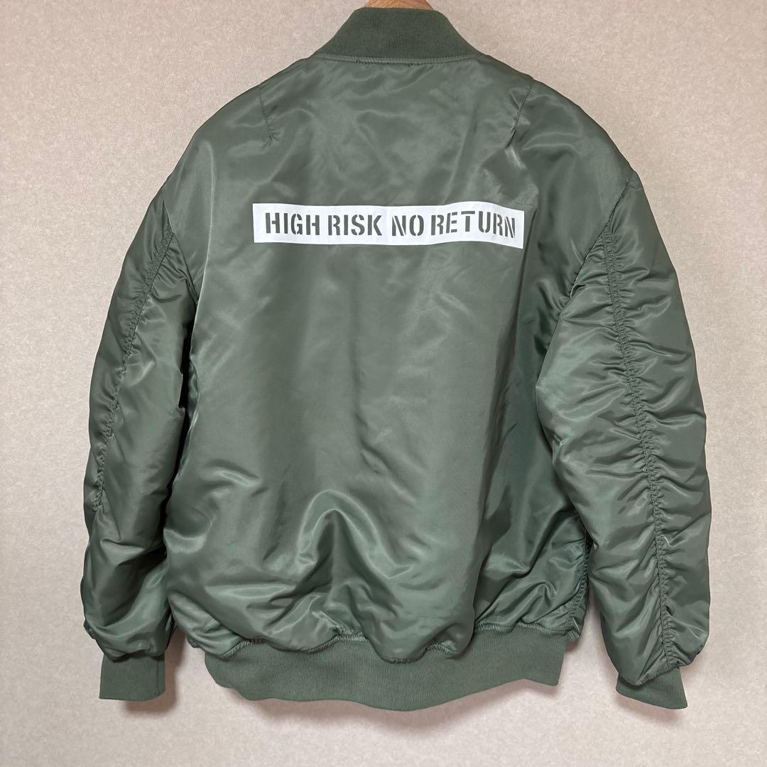 エガちゃんねる　江頭2:50お笑い芸人　エガフェス　MA-1 Lサイズ