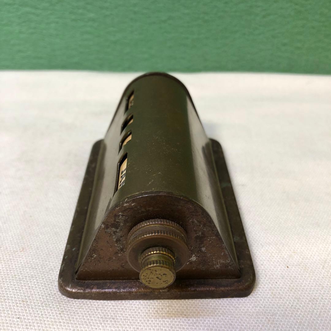 か4○ 希少品 USヴィンテージ パークシャーマン 卓上カレンダーゴールド