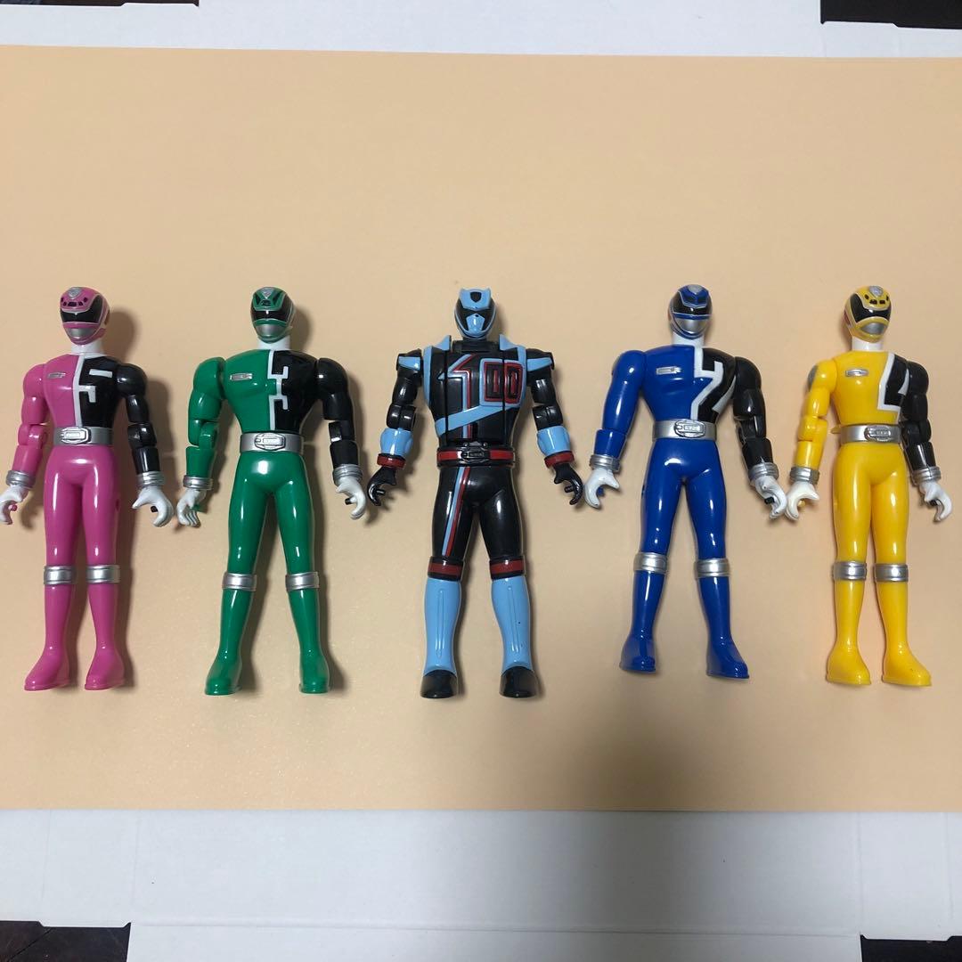 戦隊シリーズ 特捜戦隊 デカレンジャー 可動式フィギュア バンダイ 5体