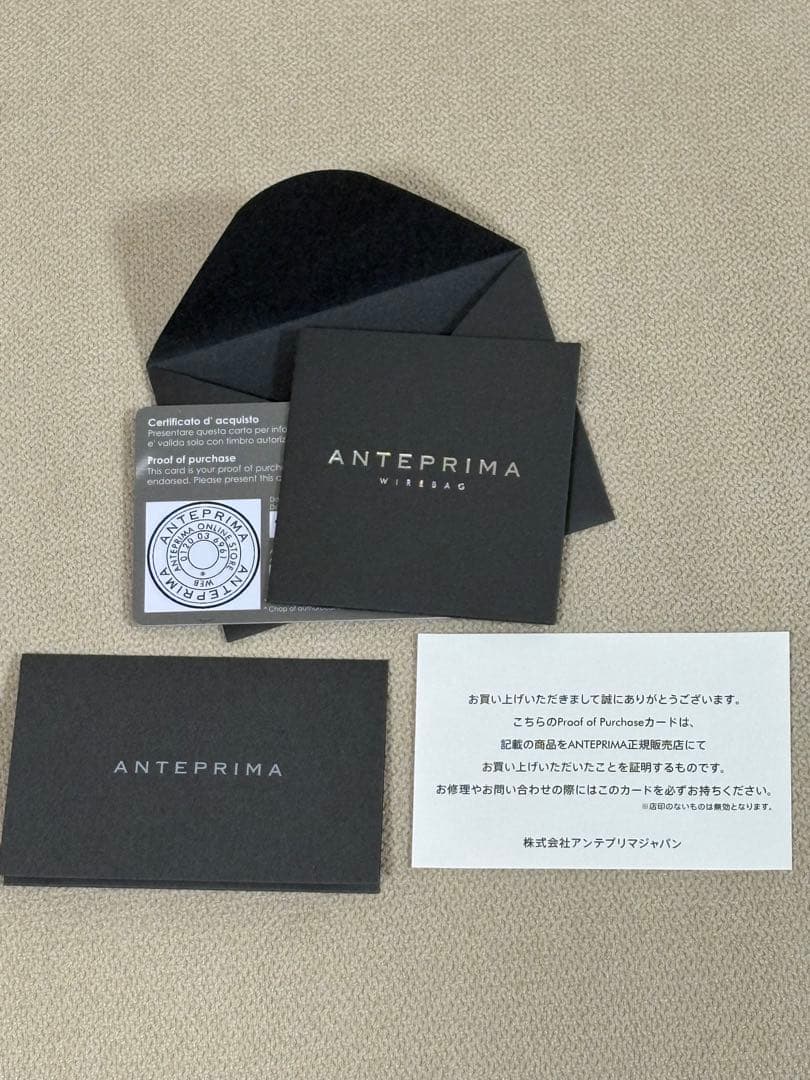 新品✨完売品　アンテプリマ　ANTEPRIMA スタンダードZ シルバーゴールド