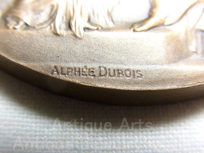 《m6466》農業労働者を知識へ導くマリアンヌ フランス アンティーク メダル