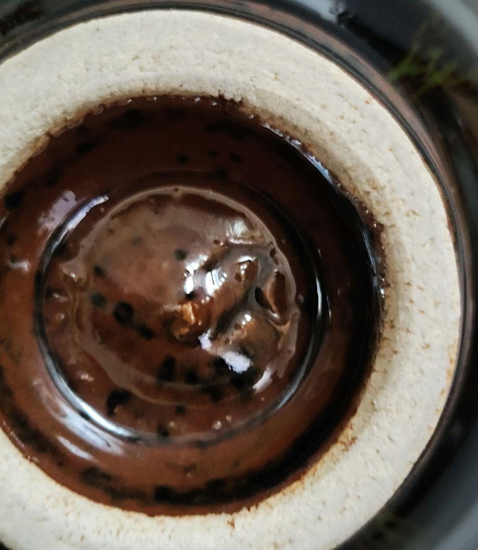 河井久 黒釉緑打掛茶碗 河井寛次郎 河井武一 民藝 - メルカリ