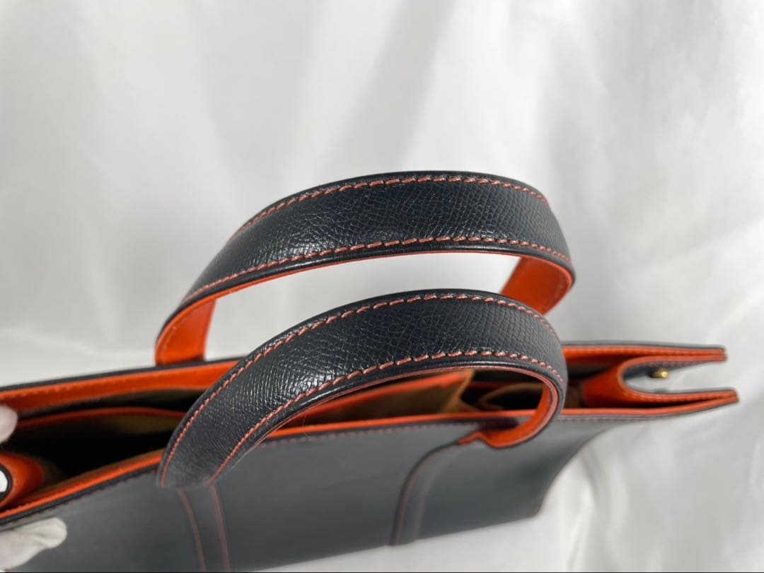 美品 大峽製鞄 オオバセイホウ ビジネスバッグ トートバッグ ヨーロピアンカーフ