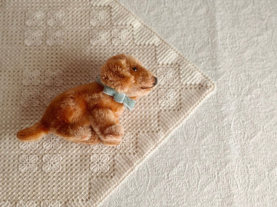 * vintage animal ❀ オレンジグラスアイ *ミニチュア ダックス