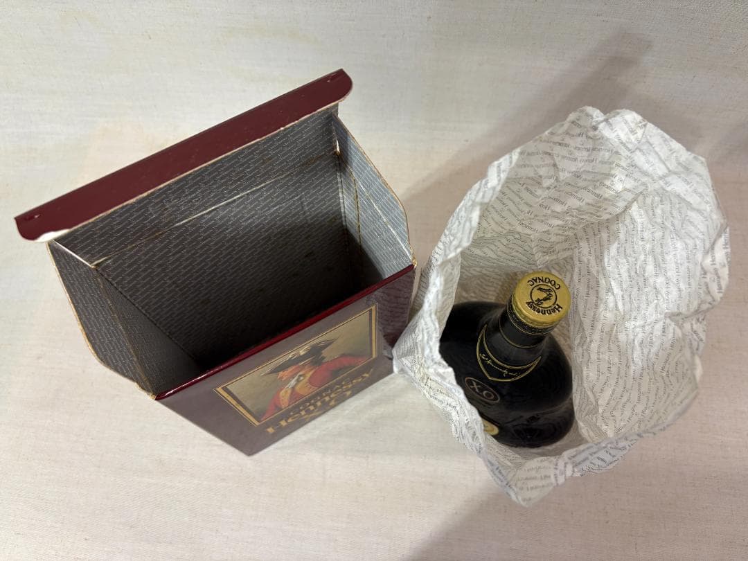 H*i様 ヘネシー Hennessy XO 金キャップ ブラウンボトル 700m 金