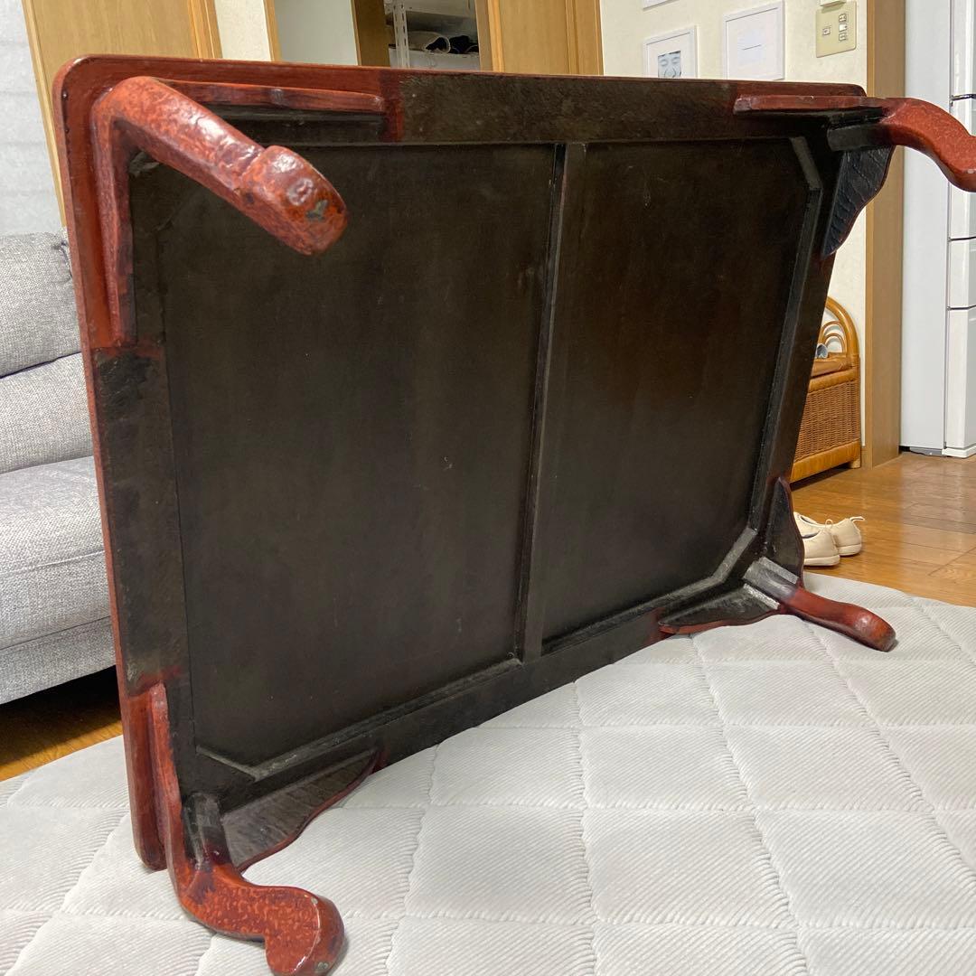 若狭塗 漆 研ぎ出し 漆器 アンティーク机 座卓 ローテーブル 和モダン