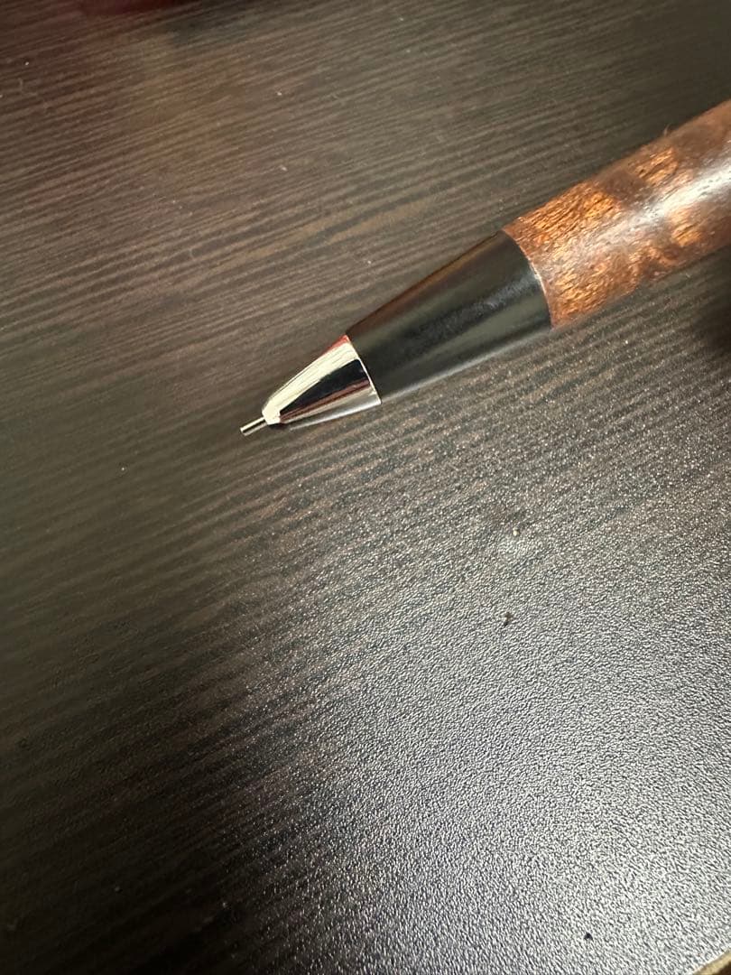 野原工芸 本店限定樹種 本花梨虎杢 極上杢 0.5mm 新型シャープペンシル