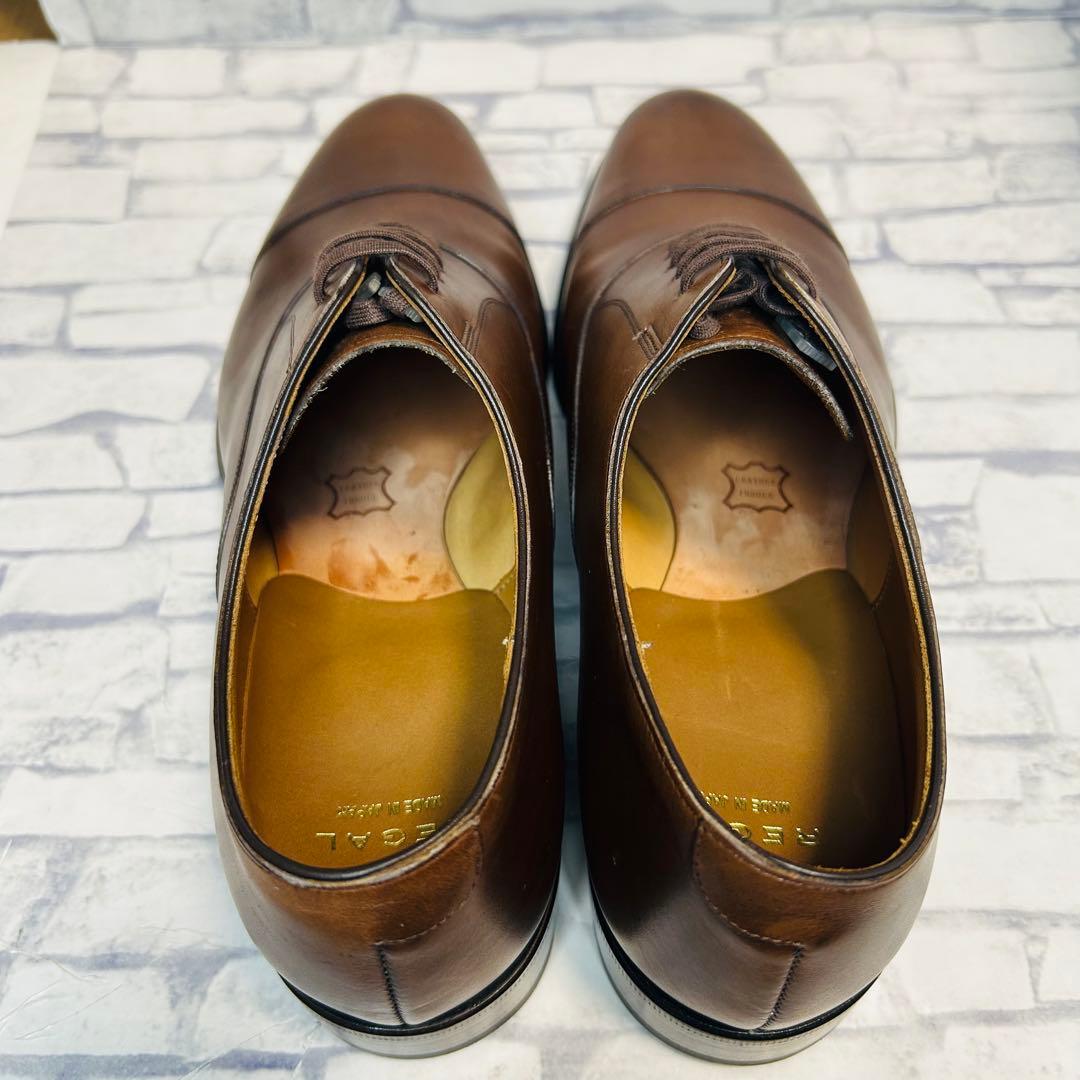 【未使用品】REGAL 01DR ストレートチップ トゥスチール付き 25cm