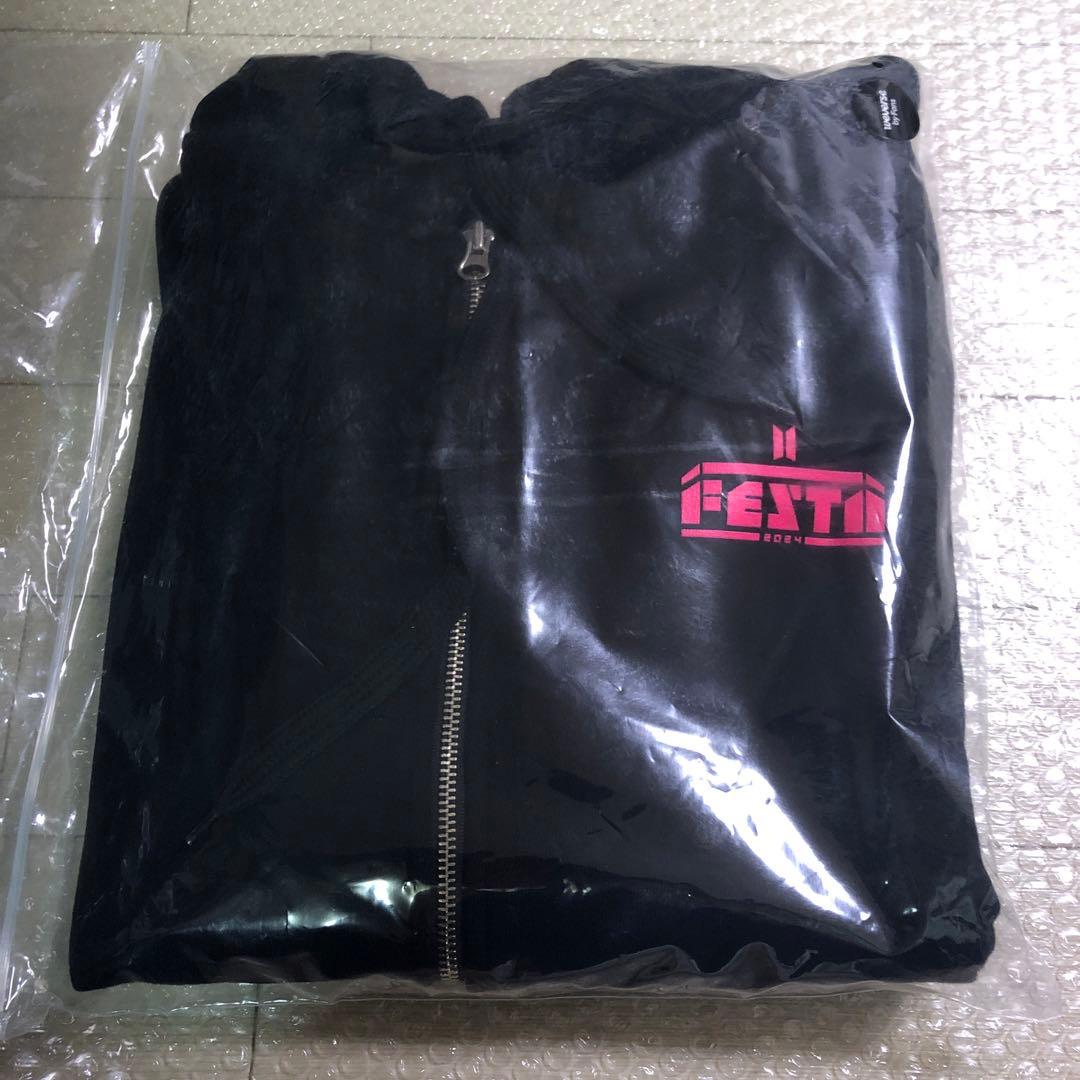 [2024 FESTA] Hoodie (BLACK) M グク　ジョングク