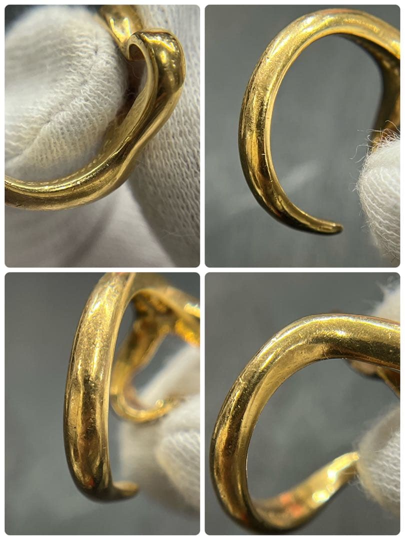 TIFFANY&CO.ティファニー　オープンハート　リング9.5号　ヴィンテージ