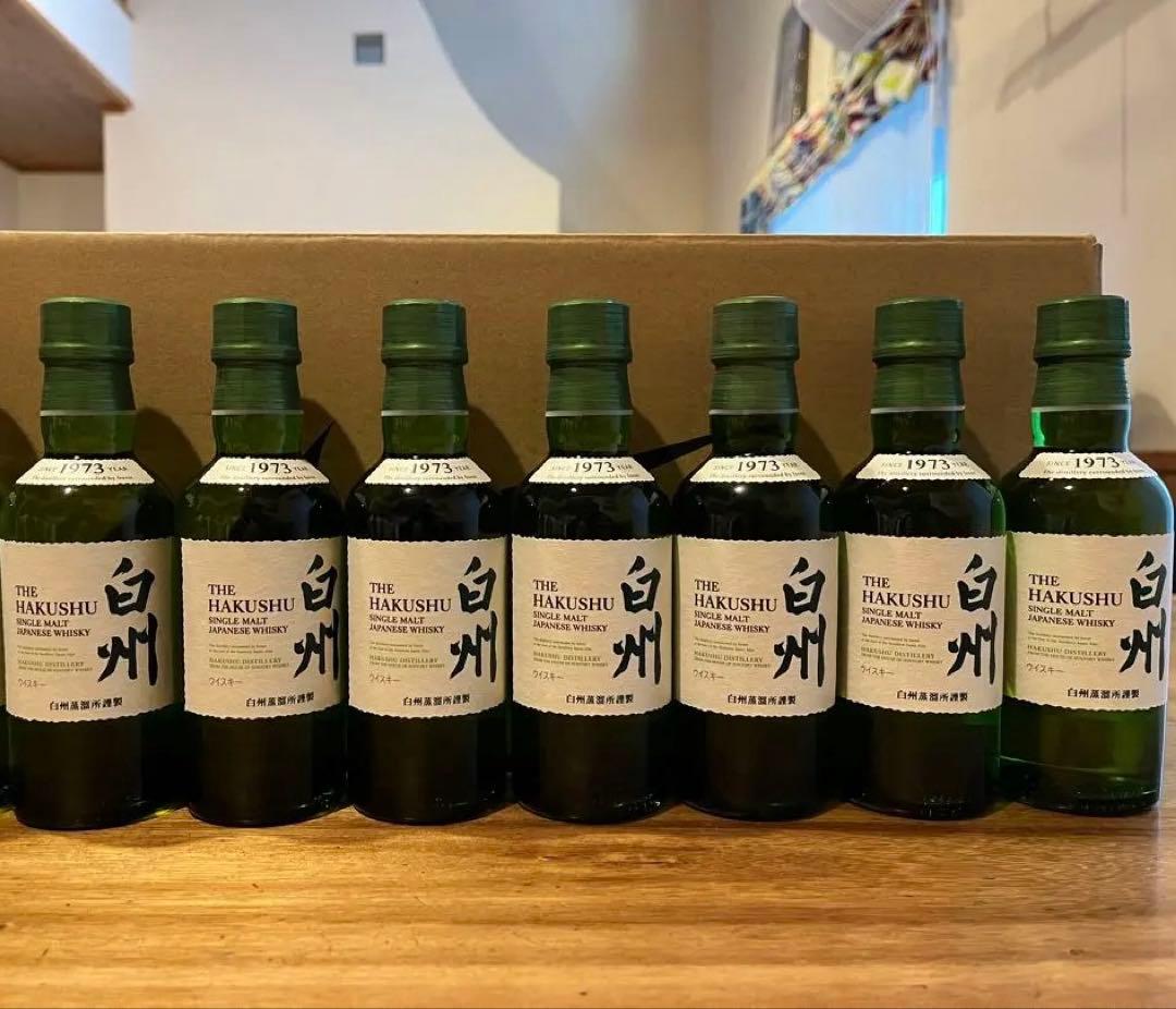 山崎4本、白州7本 ミニボトル 180mL ウイスキー 11本セット