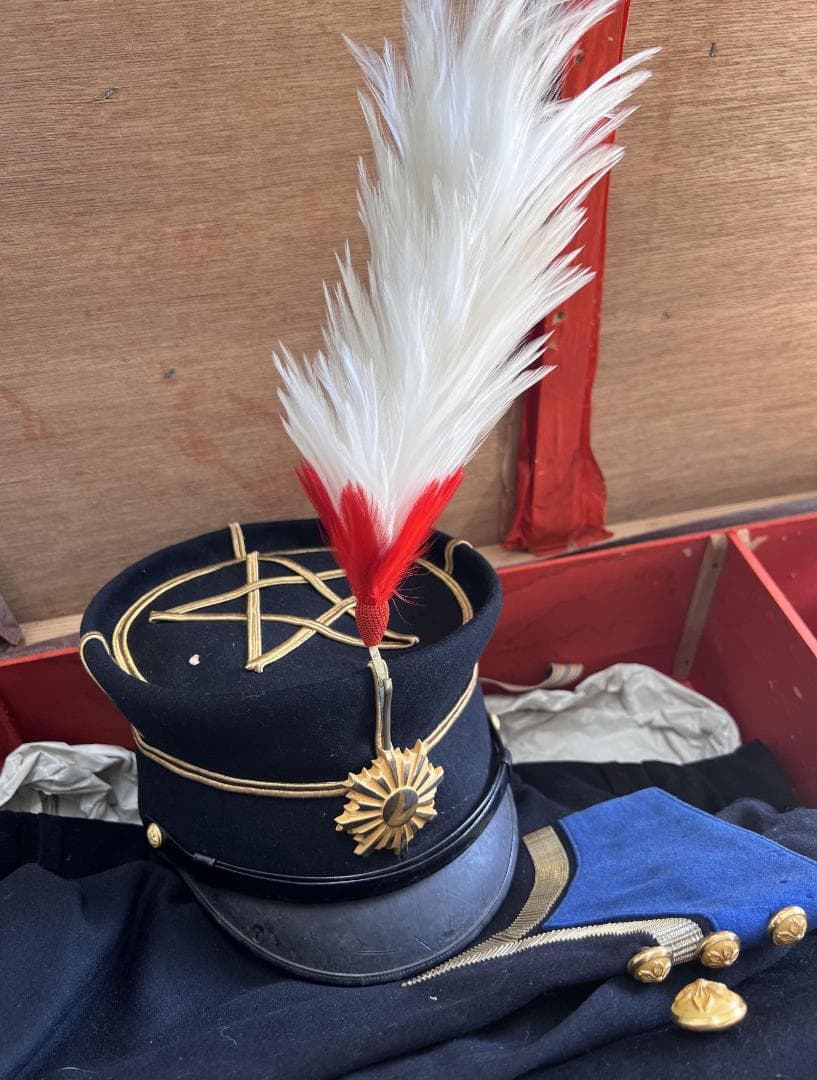 大日本帝國大礼服 航空大礼服 木箱付 検将校陸軍海軍軍隊軍服肩章勲章