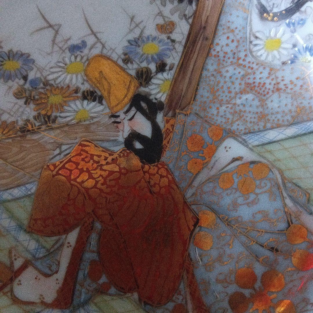 九谷焼最上手手書き杯洗 美術品・アンティーク・コレクション