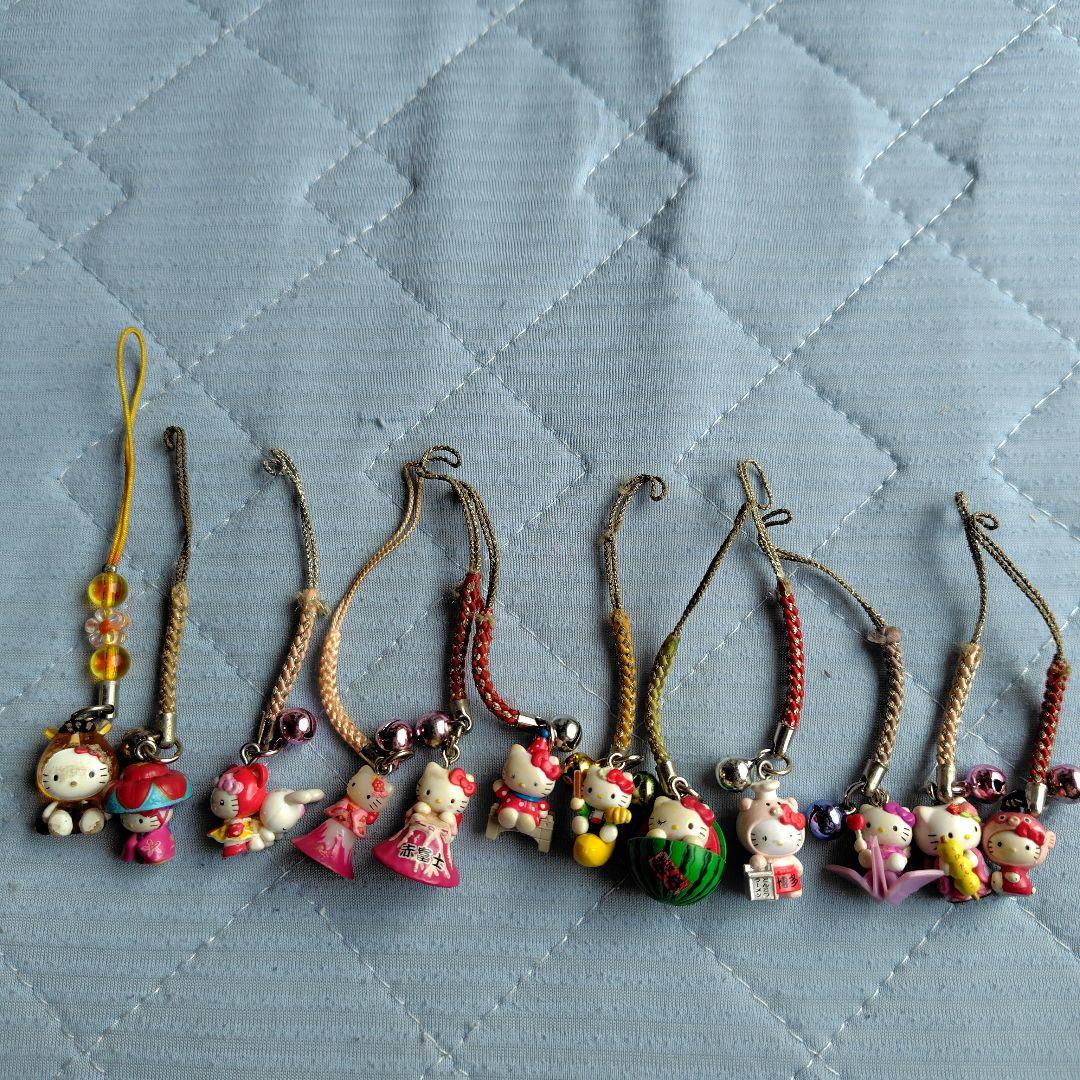 ご当地キティ 根付け ストラップ 25個セット