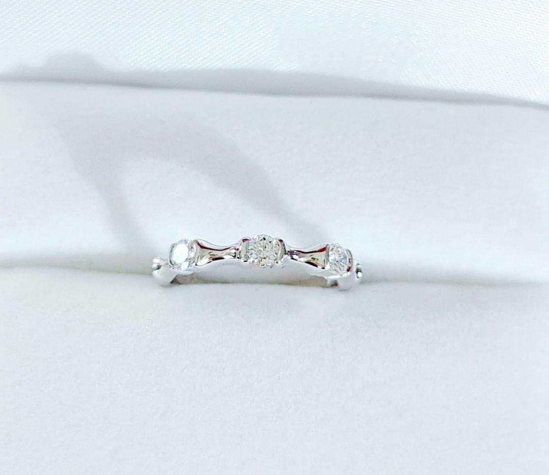 平和堂貿易 クイーンジュエリー Pt950 極上美 ダイヤモンドリング