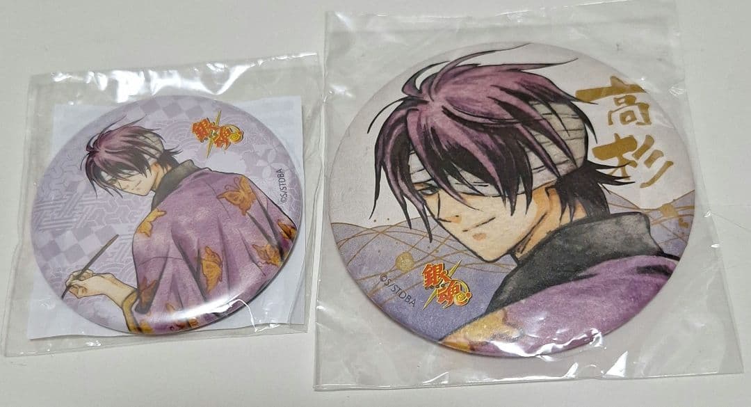 銀魂 花鳥風月 J-WORLD 缶バッジ 高杉晋助 2点 セット