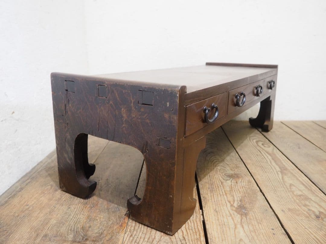 1199 アンティーク 文机 ローテーブル 座卓 ちゃぶ台 レトロ 展示台