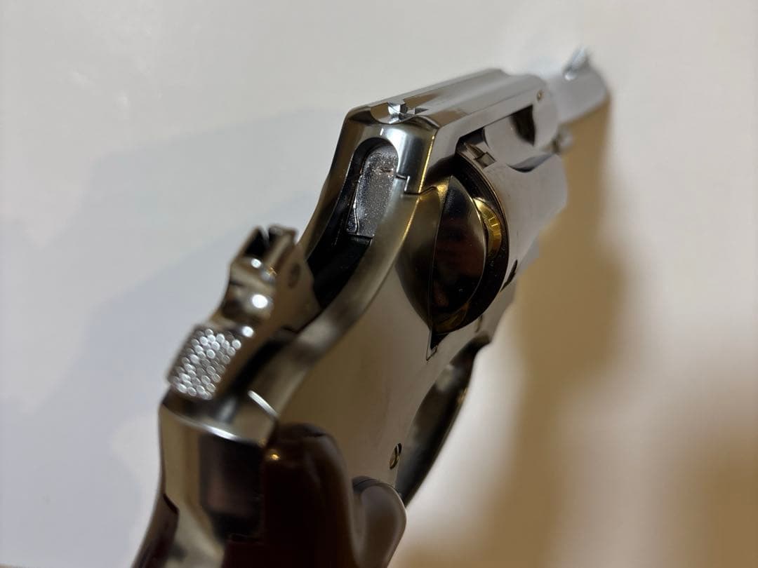 マルシン ポリスリボルバー 77ミリ銃身 シルバーABS