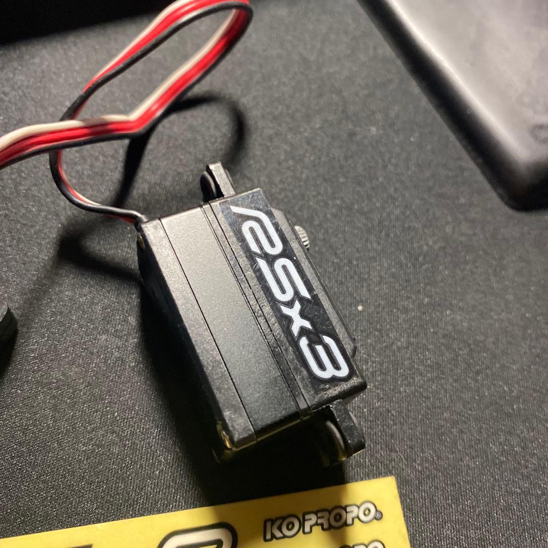 KO PROPO RS×3 サーボ KGXジャイロ セット ステッカー付き