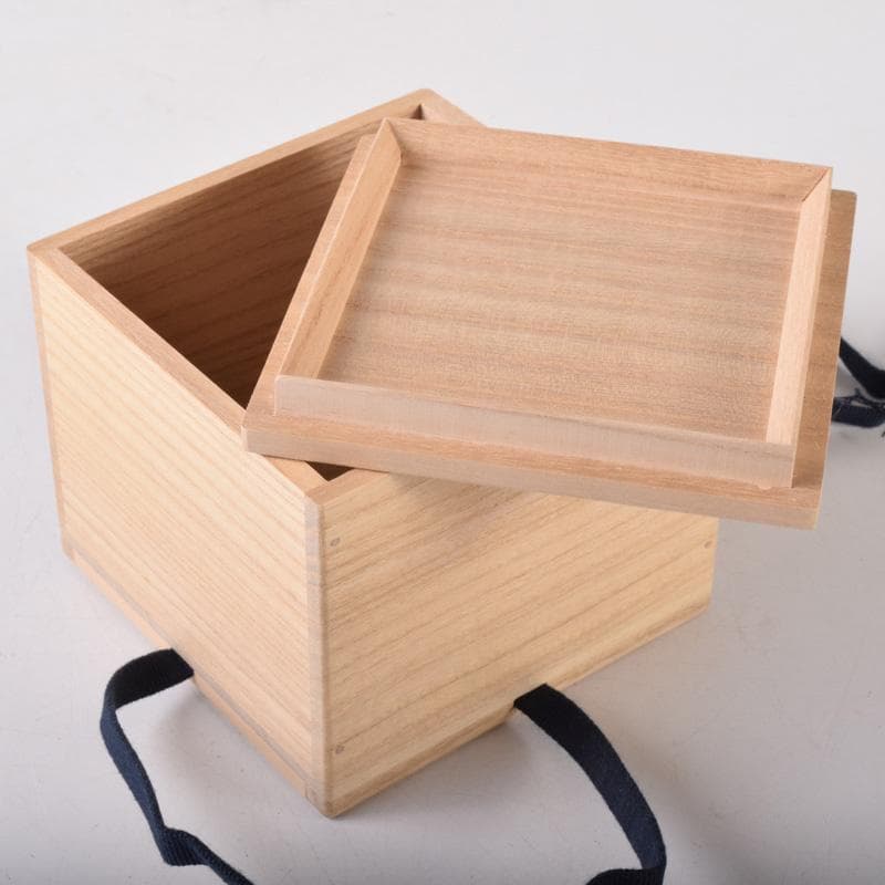 茶道具　輪島塗　久世宗春作　溜塗　老松茶入　共箱　V　7487