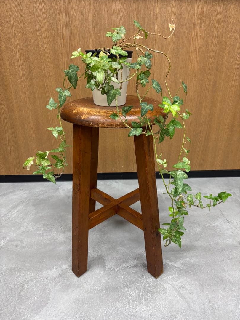 丸椅子　スツール　椅子　アンティーク　古道具