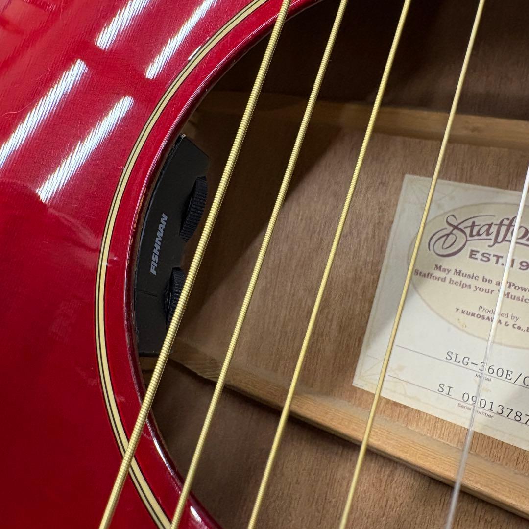 10956】 Stafford エレアコ SLG360ECH レッド