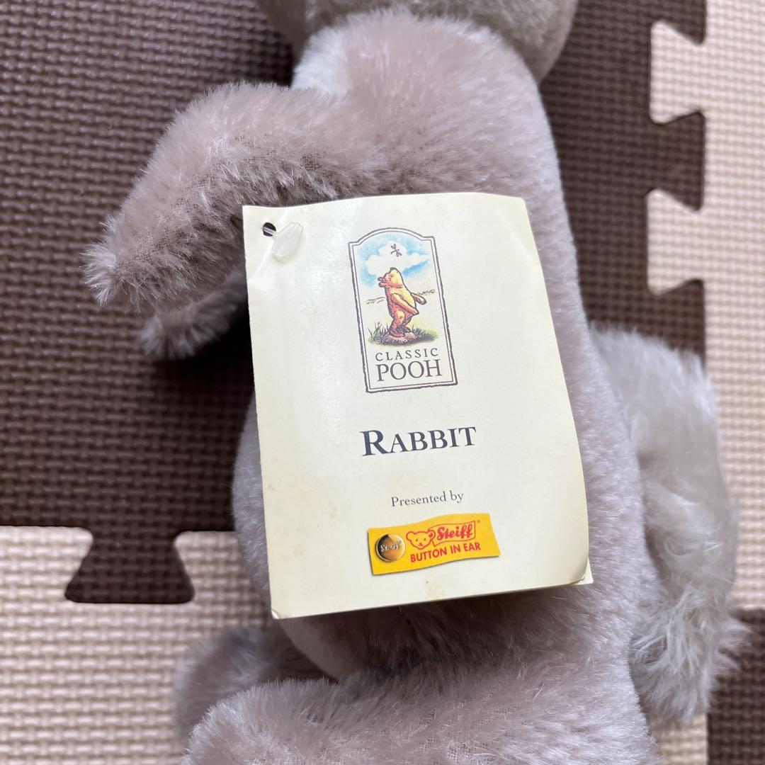 シュタイフ くまのプーさん　ラビットうさぎ　クラッシックプーシリーズディズニー
