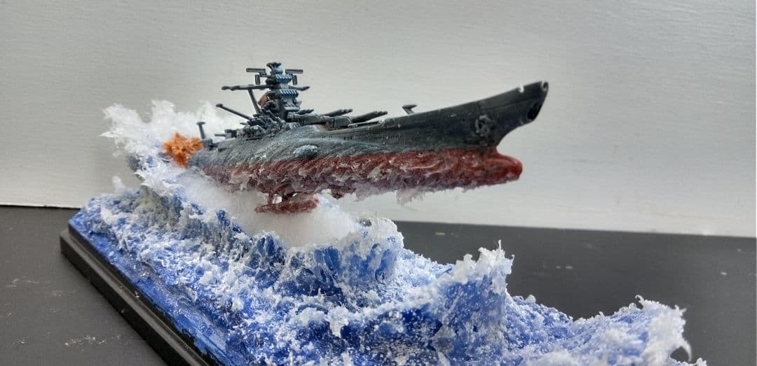 バンダイ.メカコレ.宇宙戦艦ヤマト2202ジオラマ完成品