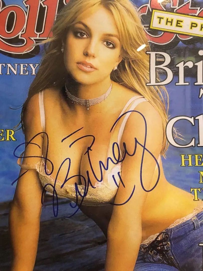 ブリトニースピアーズ 直筆サイン入り DVD付き