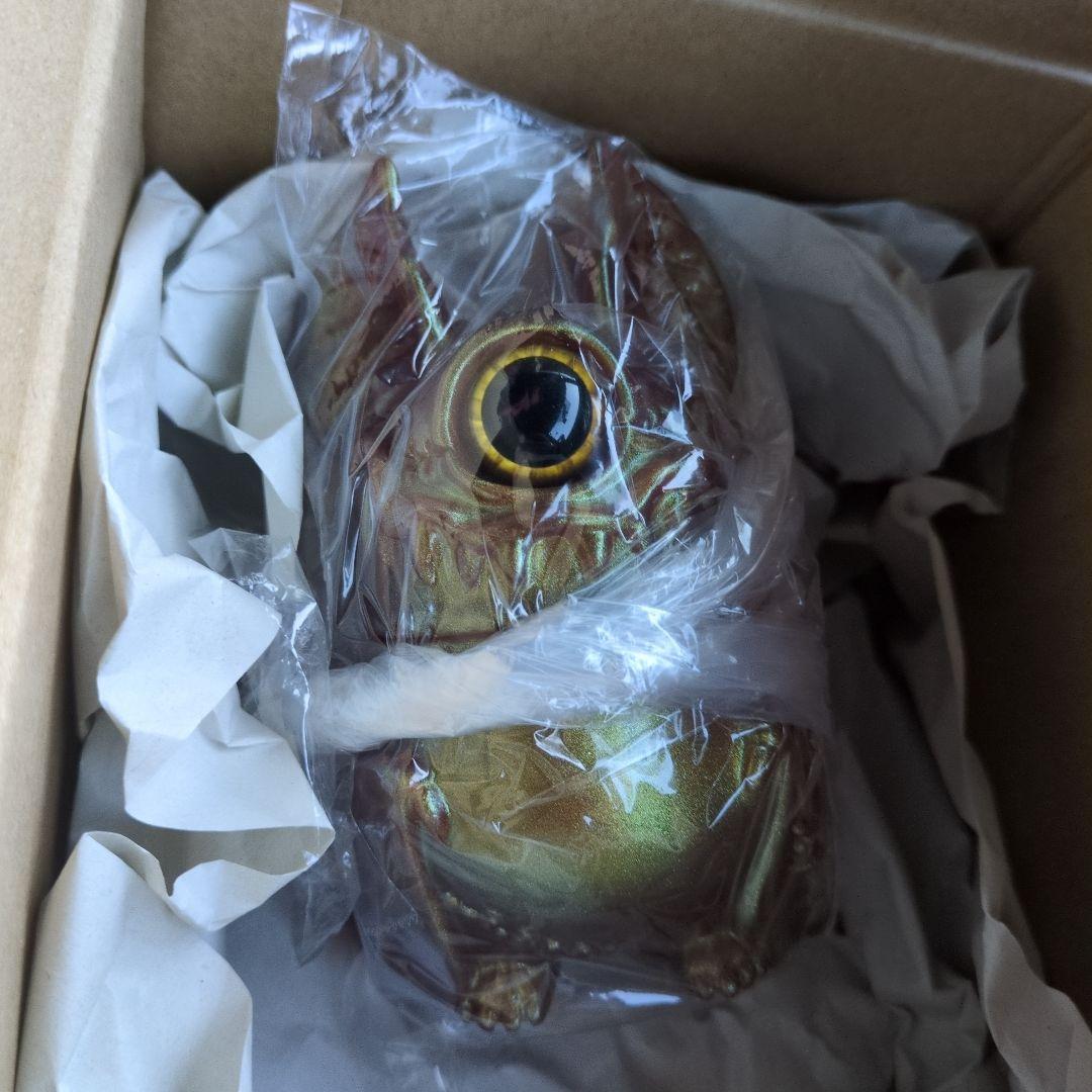 カゲマルデザイン アイビー アイバットビースト ソフビ ハチミツ 金ラメ