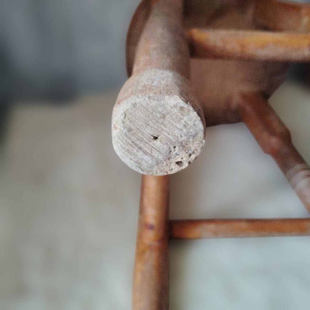 丸椅子　昭和レトロ　アンティーク