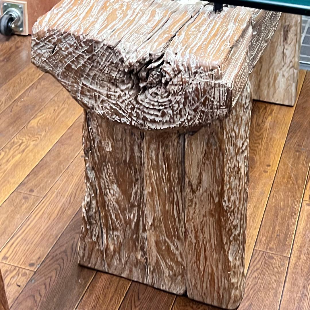 KAJA カジャ 古木ガラス ダイニングテーブル 幅約150cm