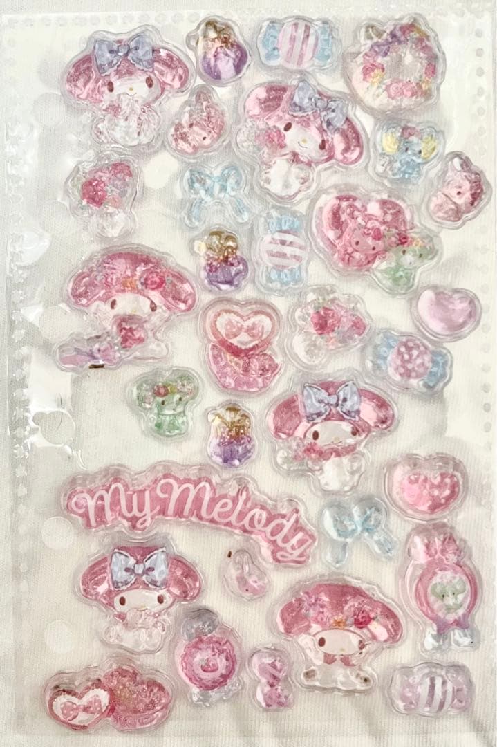 【完成品】ボンボンドロップ　うるちゅるベビー　サンリオ　しずくちゃん　シール帳