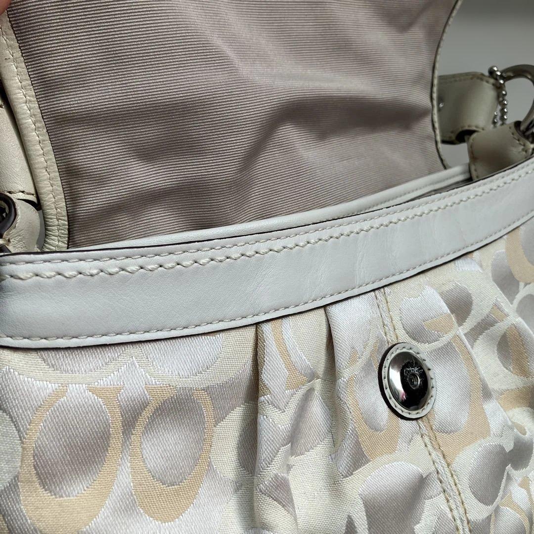 COACH ワンショルダーバッグ キャンバス シグネチャー