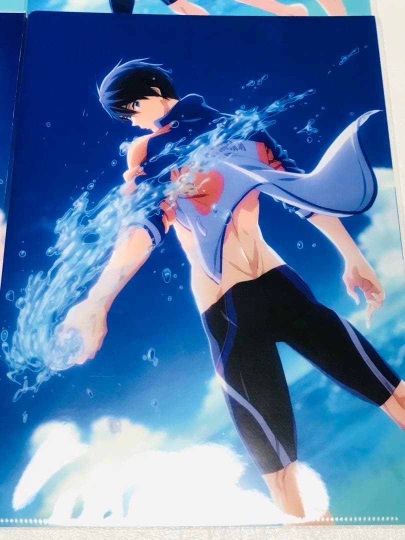 Free!RWクリアファイル8枚 七瀬遙 橘真琴 松岡凛 山崎宗介 桐嶋