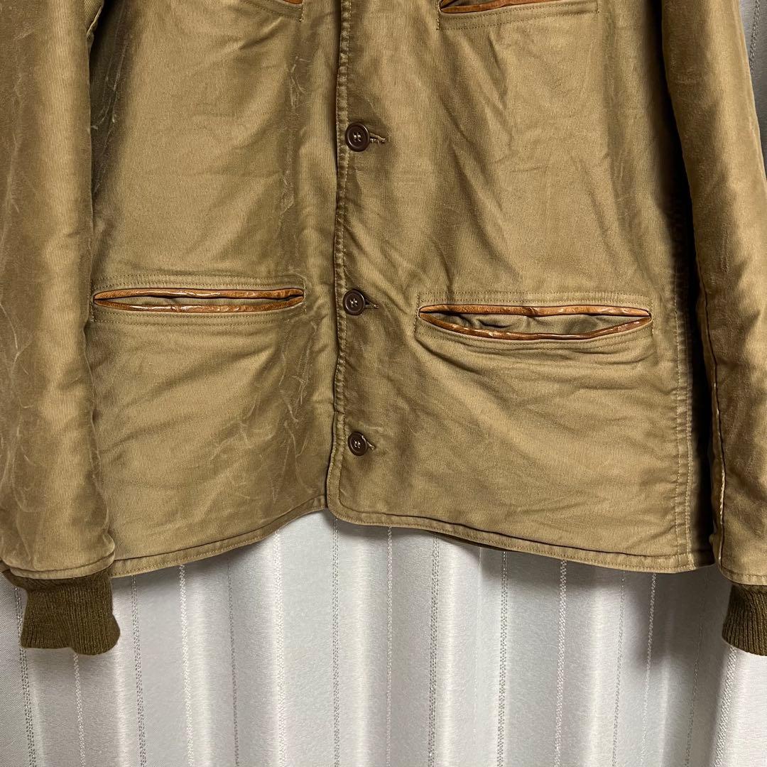 こ*う様 美品 RRL Leverton ジャングルクロス ボンバージャケット