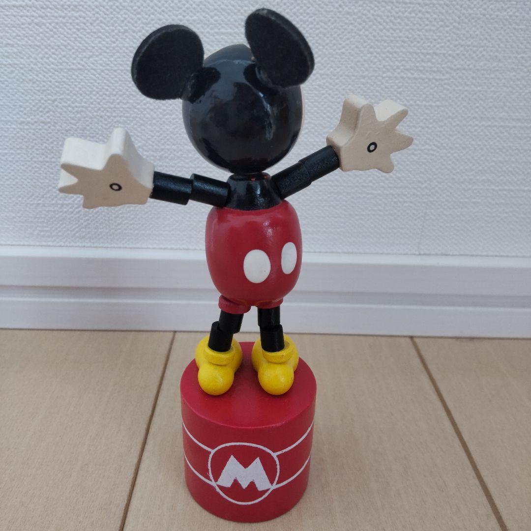 【レア】ミッキーマウス　脱力人形　プッシュパペット 　レトロ　時代物