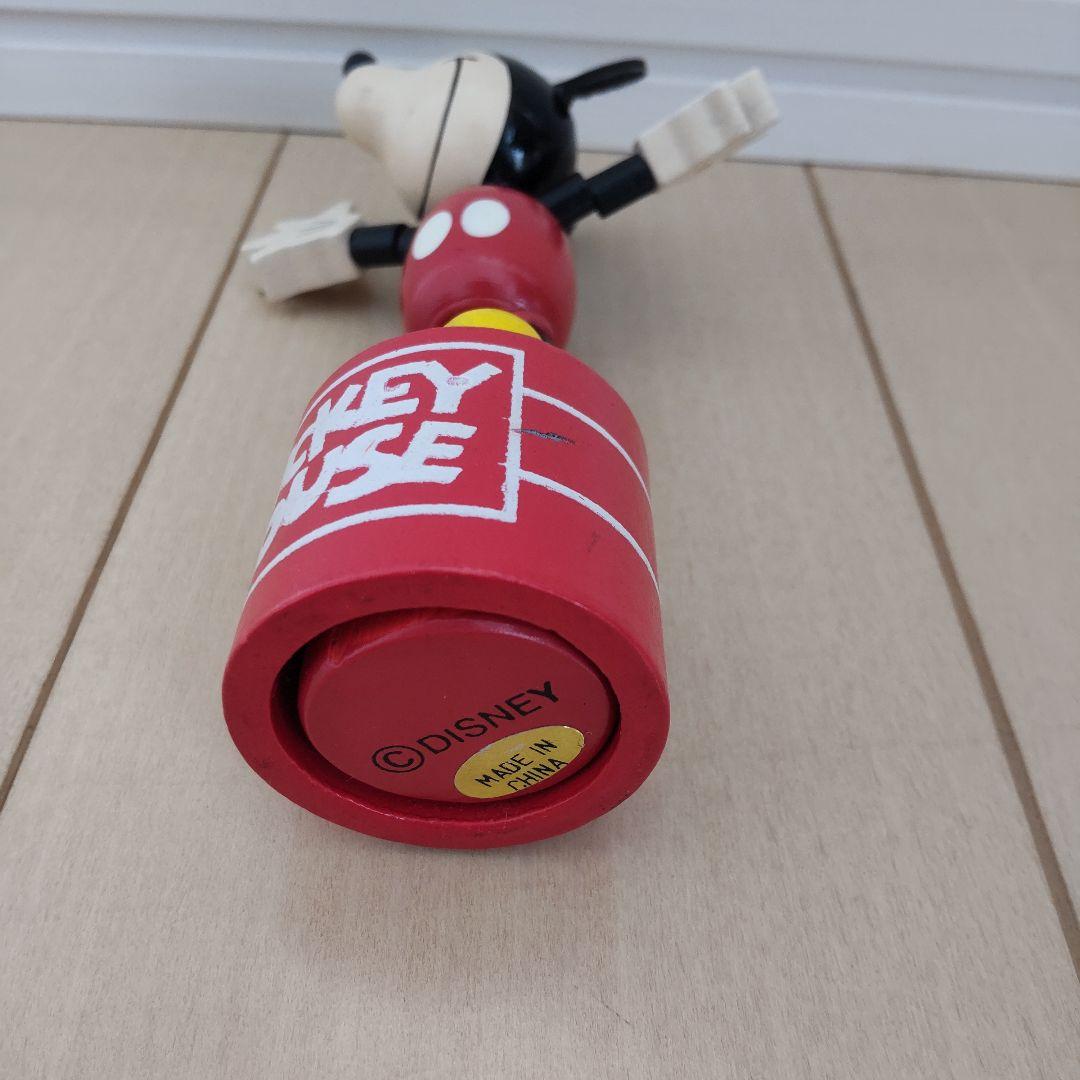 【レア】ミッキーマウス　脱力人形　プッシュパペット 　レトロ　時代物