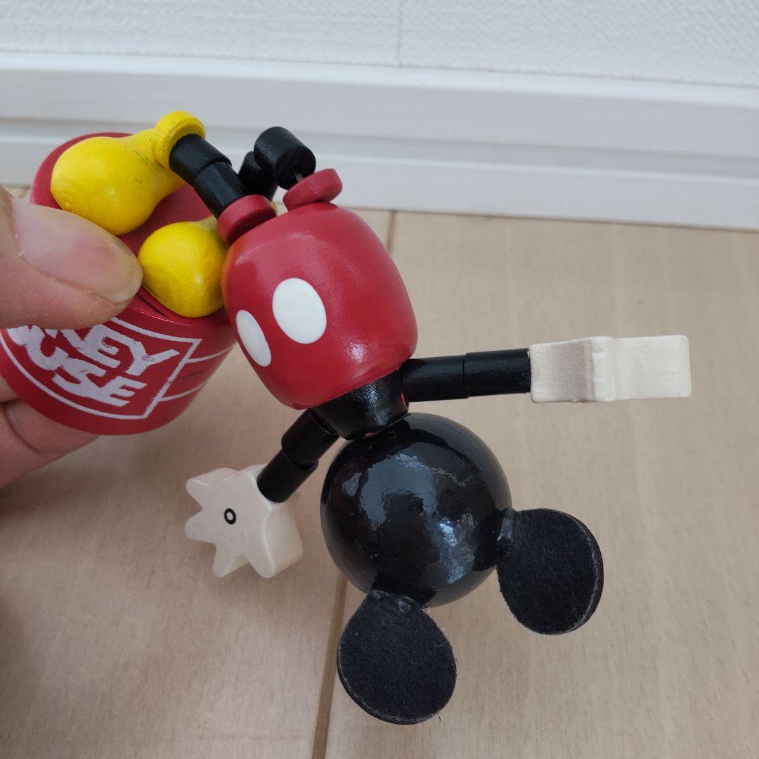 【レア】ミッキーマウス　脱力人形　プッシュパペット 　レトロ　時代物