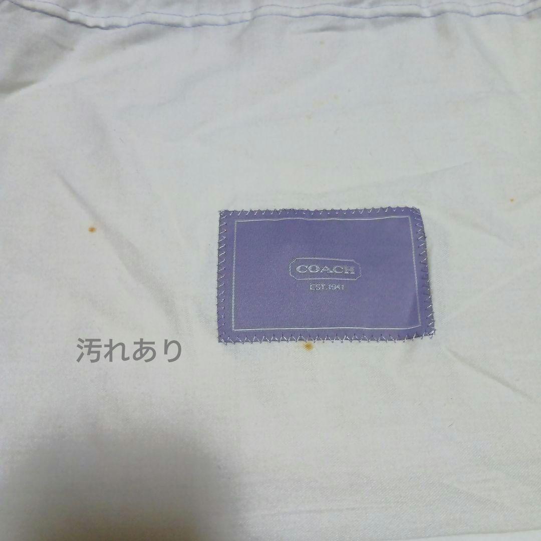 COACH ワンハンドルミニバッグ 黒×シルバーシグネチャー