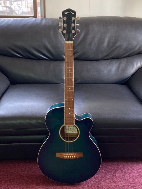 Sepia Crue アコースティックギター エレアコ EAW-180-BLS