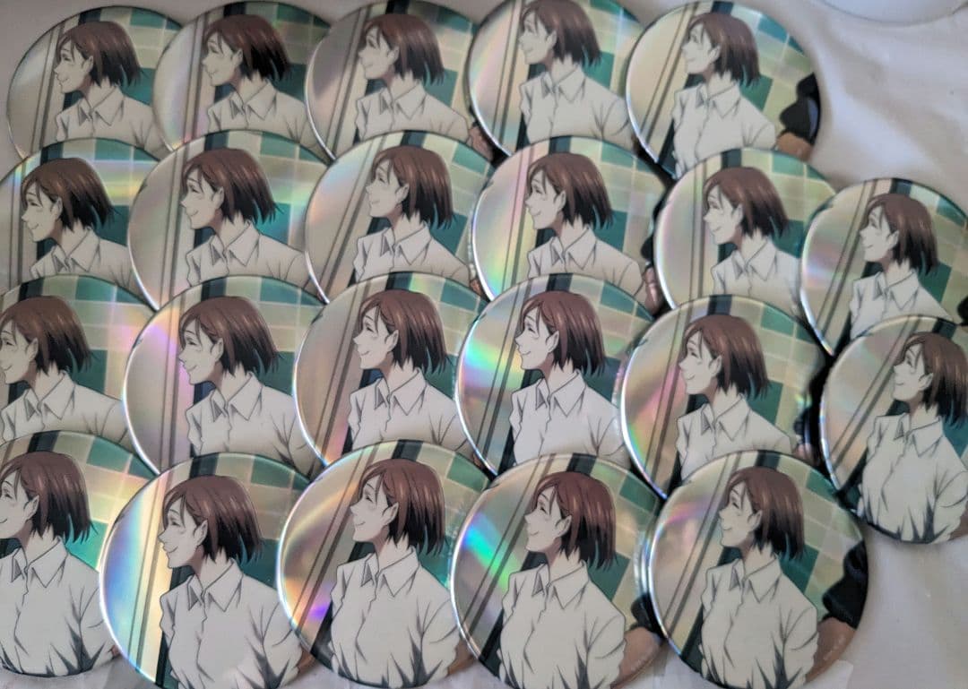 呪術廻戦　釘崎野薔薇　MAPPA 10th　オーロラ缶バッジ 呪術廻戦 缶バッジ オーロラ 海辺 釘崎野薔薇 - メルカリ