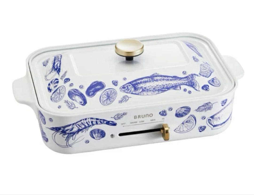 新品未使用】BRUNO コンパクトホットプレート ペスカトーレ柄 - メルカリ