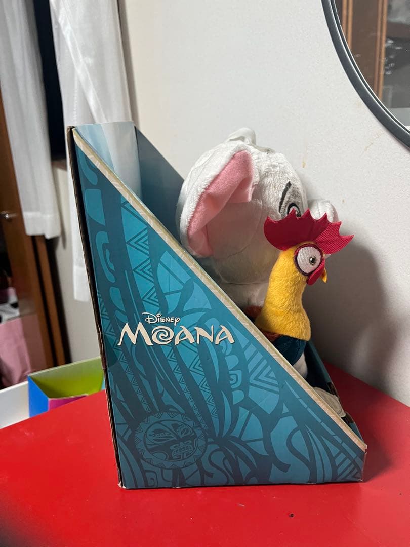 Disney ディズニー モアナと伝説の海 プアとヘイヘイ 話すぬいぐるみセット