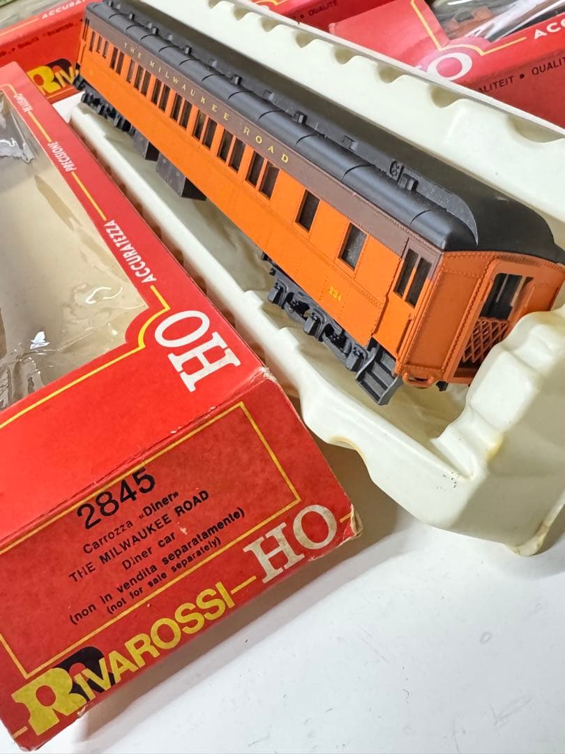 リバロッシ HOゲージ　ミルウォーキー鉄道 SL客車セット rivarossi
