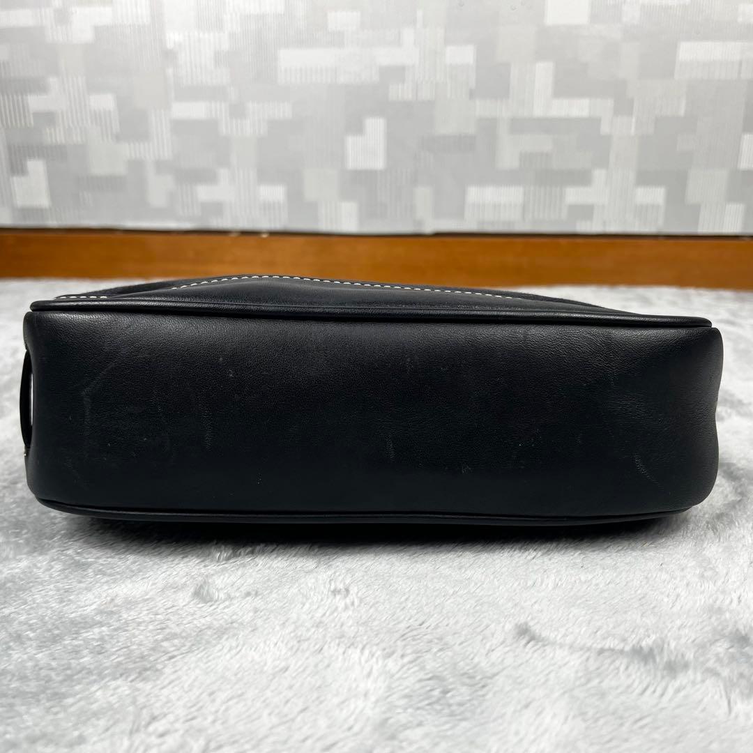 COACH コーチ アクセサリーポーチ シグネチャー ブラック 黒