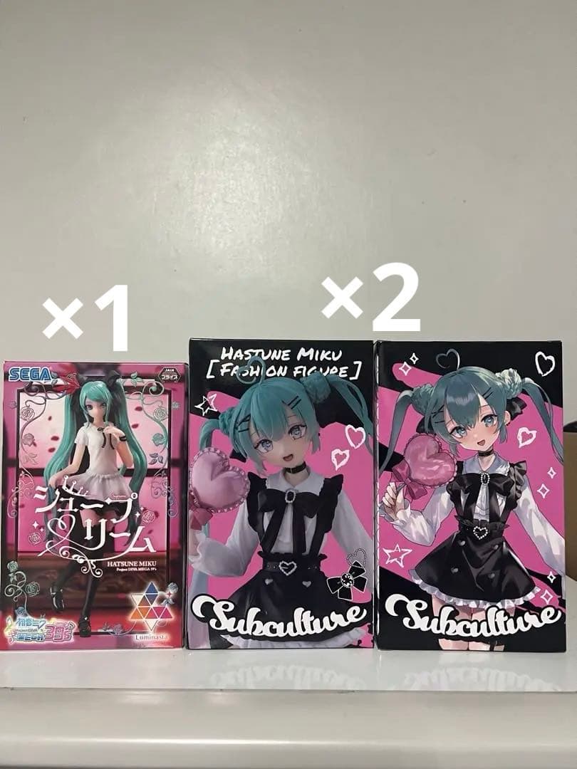 初音ミク　プライズフィギュア25個セット