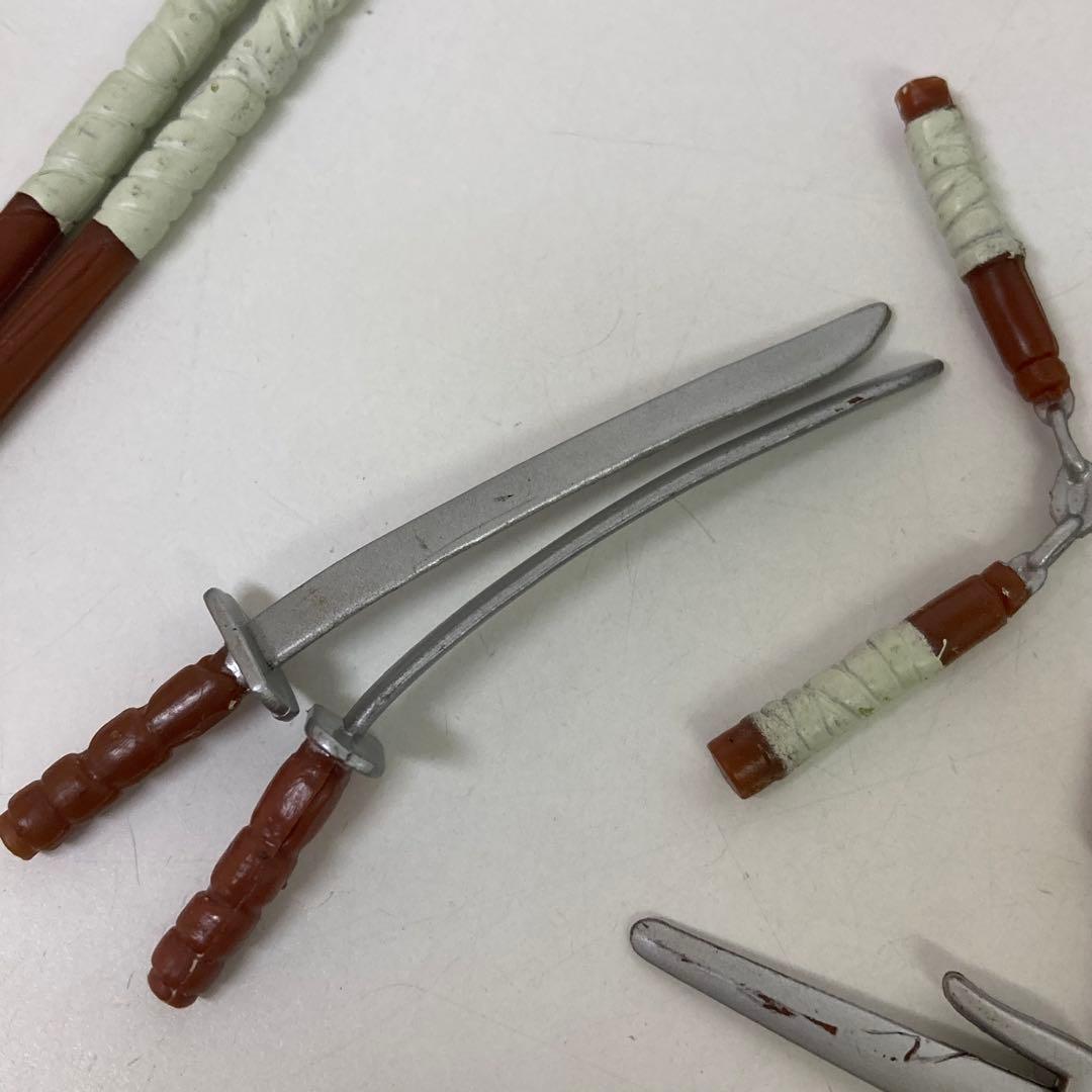 g553-29 ミュータントタートルズ　バトラクション　フィギュア　まとめて