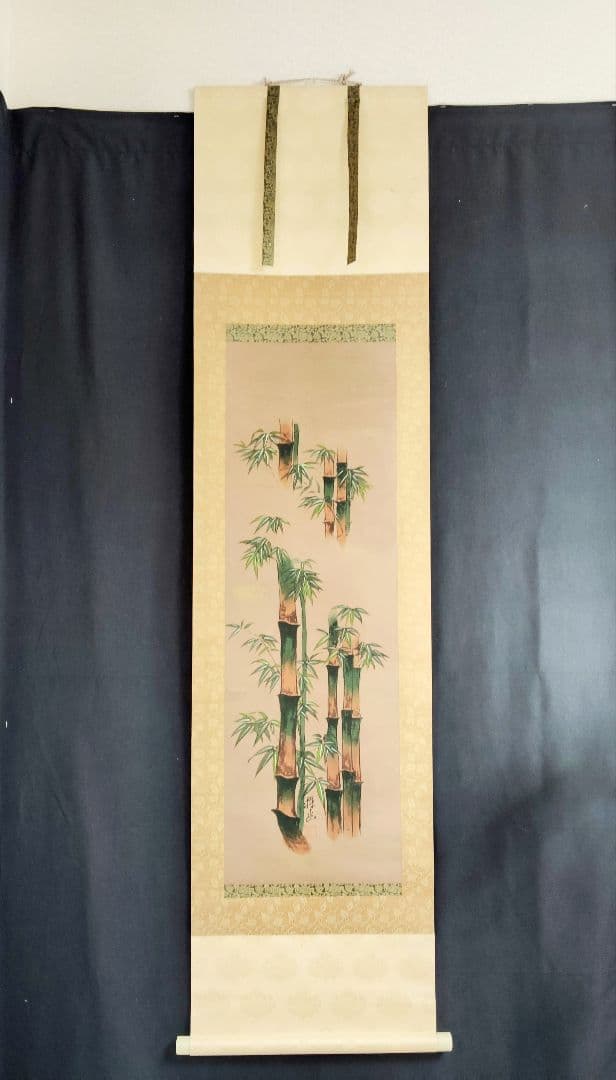 掛軸　狩野探幽　松竹梅図　縁起物