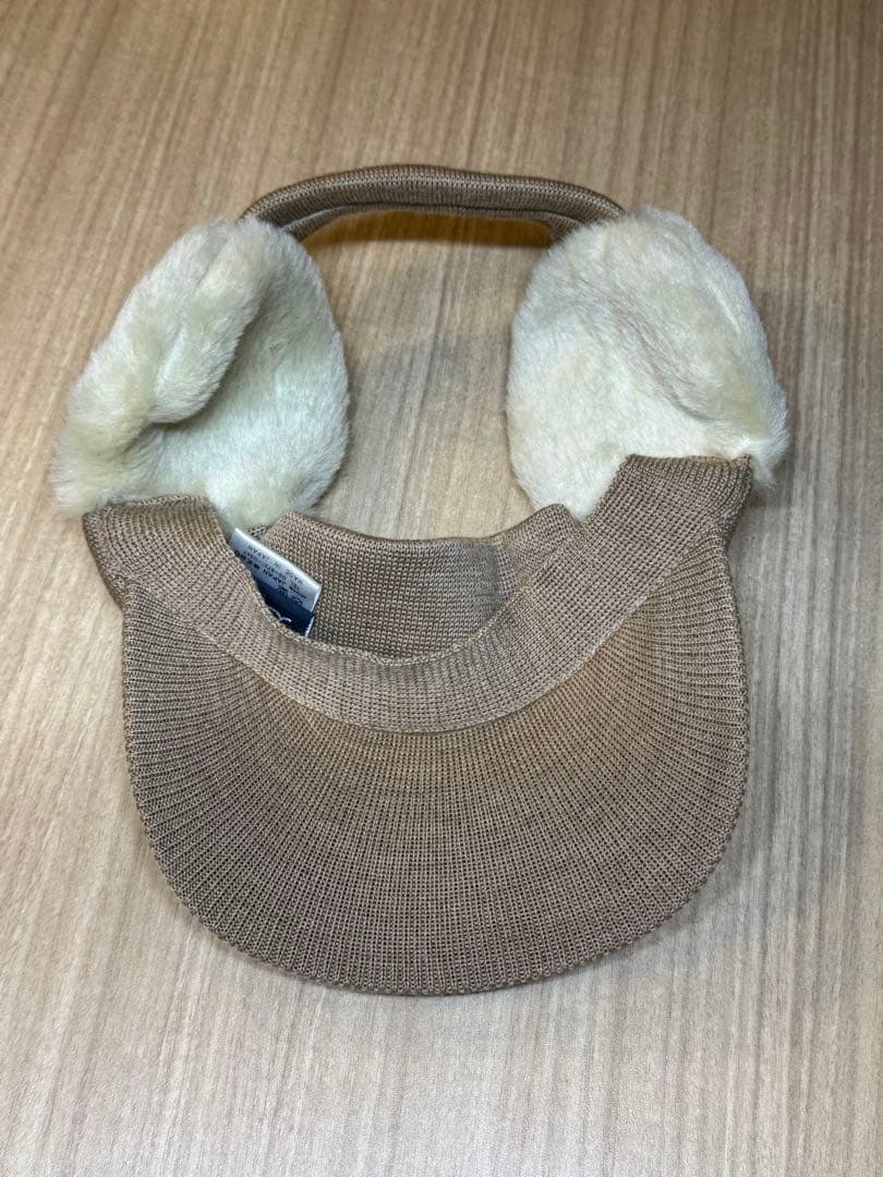 ほぼ新品　ムータマリン　イヤーマフ　ニットバイザー